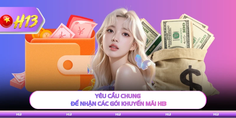 Yêu cầu chung để nhận các gói khuyến mãi H13